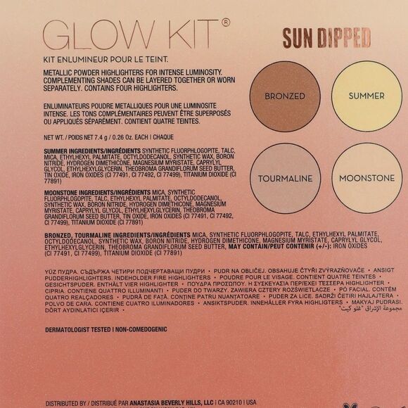 Anastasia Beverly Hills Glow Kit - Bronzed, Summer, Tourmaline, Moonstone - Picture 5 of 6